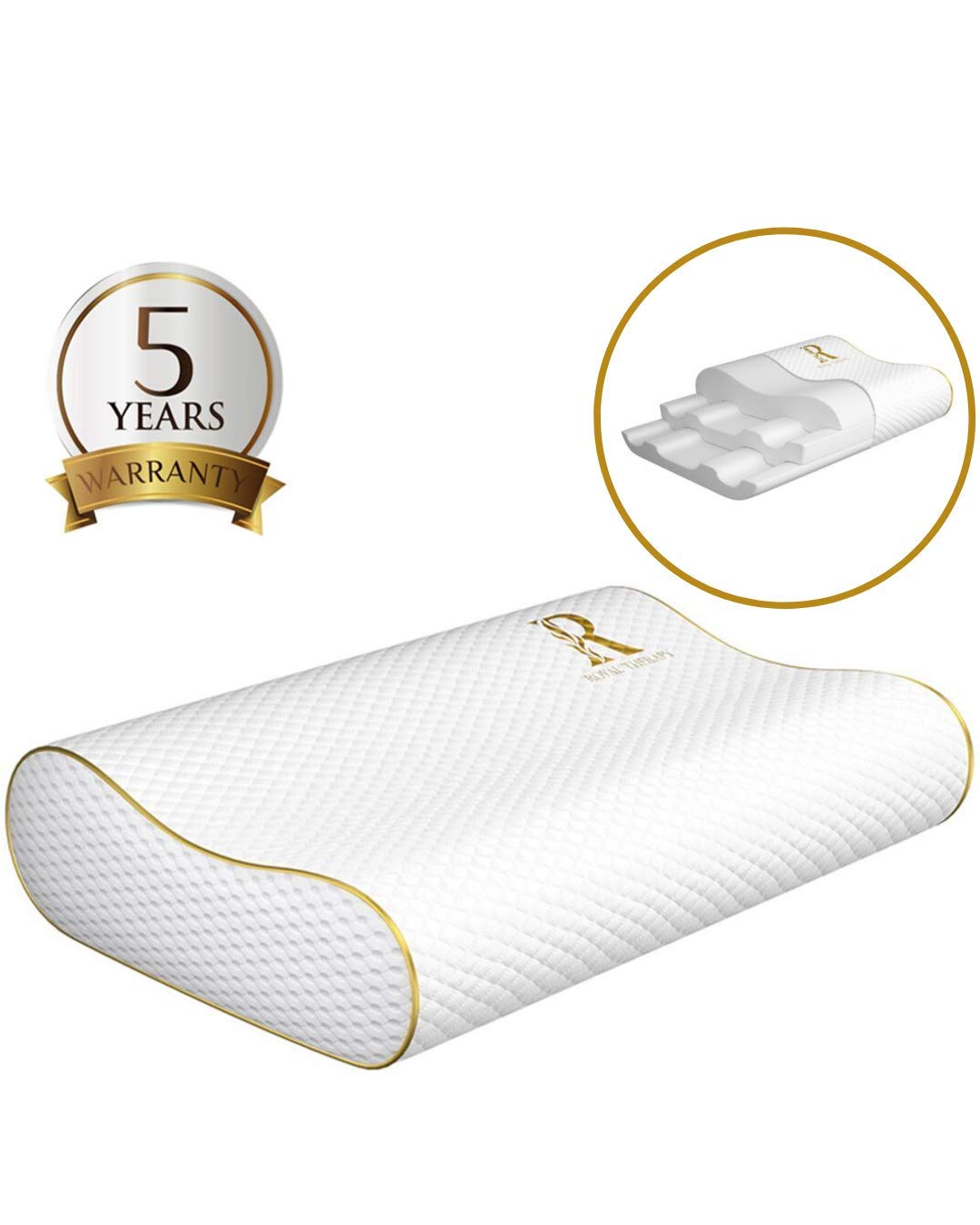 Pillow Contour Orthopedic Sleepers, Side Stomach, Back, for Support