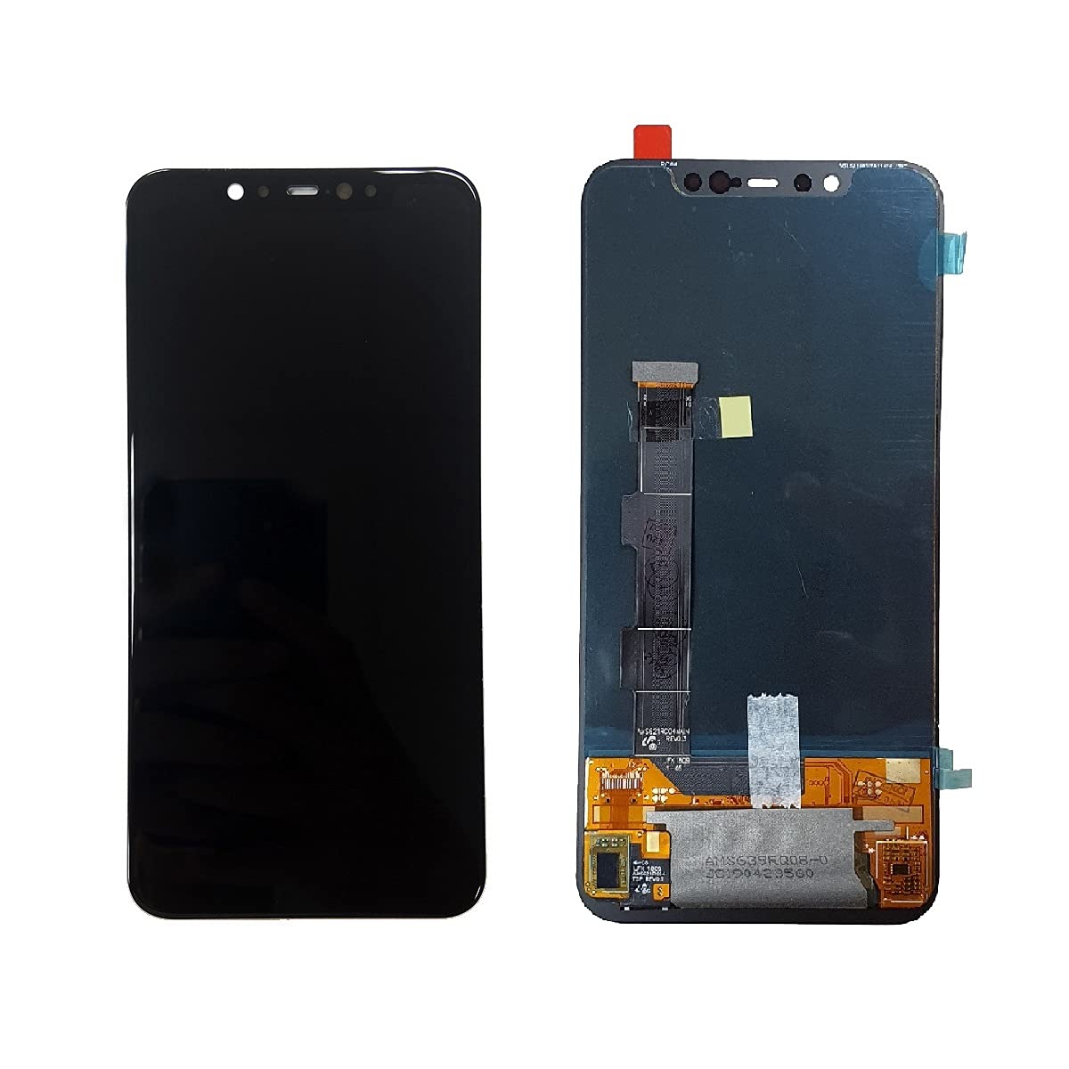 Smartex® LCD Display compatible with Xiaomi Mi 8 (Color Black, No frame) M1803E1A