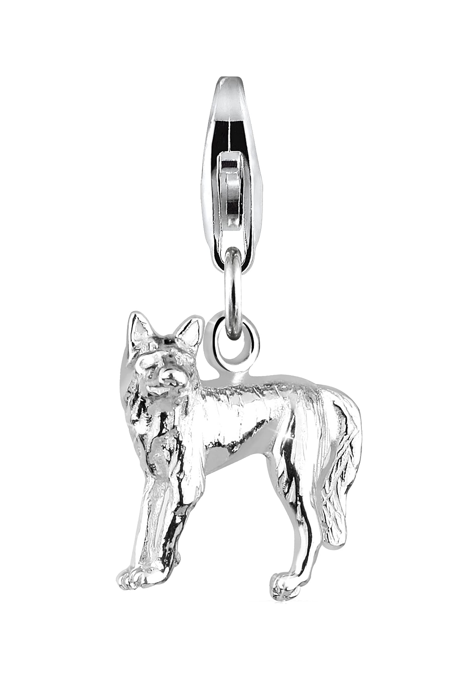 Elli Women's Silver Xilion Cut Female Charm Pendant