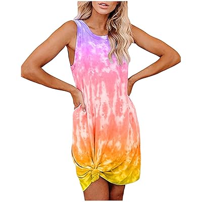 strapless open back dress Pink Printed Belted Mini Dress main image 1