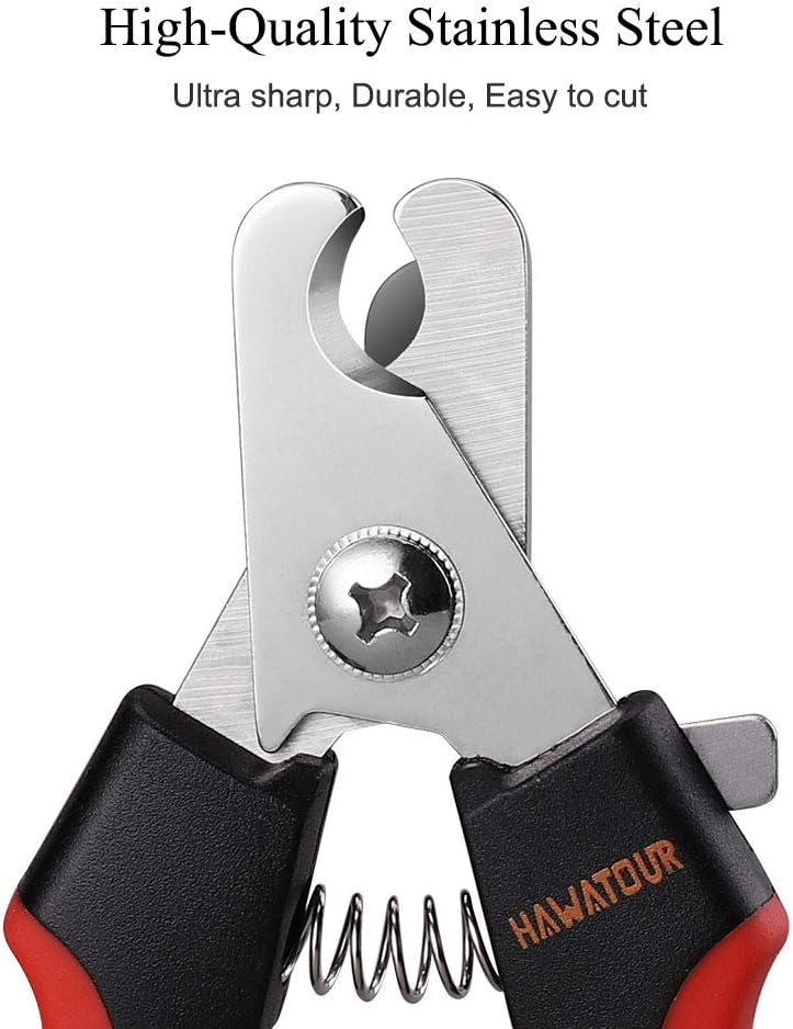 HAWATOUR Dog Nail Clippers, Professional Pet Nail Clipper