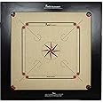 Precise Carrom Board Game Ply Wood with Coin, Striker & Powder Approved by Carrom Federation of India & International Carrom Federation - Champion 20mm
