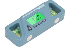 Luqeeg Strong Magnetic Portable Digital Inclinometer Protractor, Versatile Measuring Tool for Woodworking and Automotive Repa