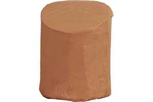 Deouss 5 lbs Low Fire Pottery Clay for Sculpting, Beginners, and Advance- Terra Cotta, Cone 06. Earthware Potters Throwing Clay. Ideal for Wheel Throwing, Hand Building, Firing and More
