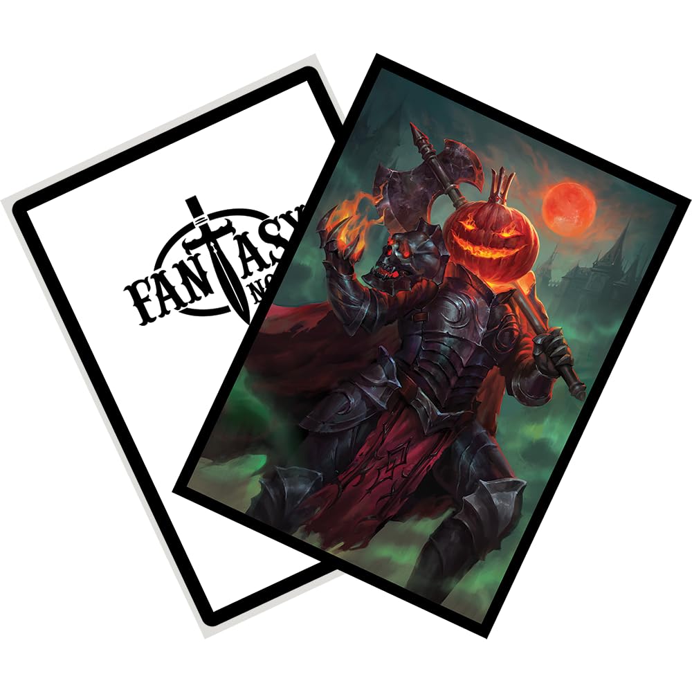Fantasy North TCG Card Sleeves - 100 Smooth Matte Sleeves With Arcane Researcher Art - Fits MTG, Pokemon, Lorcana