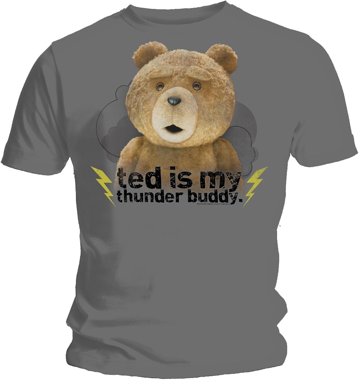 Official Ted Ted Is My Buddy Unisex TShirt (Charcoal) Xlarge Amazon
