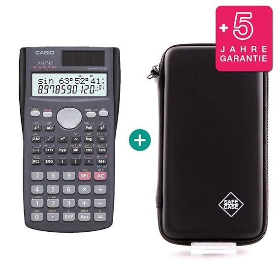 Casio FX-85MS + Schutztasche + Erweiterte Garantie