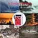 【2021 Newest Model】 Tiemahun NOAA Weather Alert Emergency Radio WB/FM/AM/SW, Solar/Hand Crank Windup, MP3 Music Radio, 2300mAh Mobile Phone Charger LED Flashlight Reading Lamp TF Card Speaker (RED)