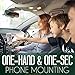 Magnetic Air Vent Car Mount - For any Smartphone (iPhone X, Android Cell Phone, GPS) | Stylish One-Hand & One-Sec Holder, +100 to Safeness & Comfort