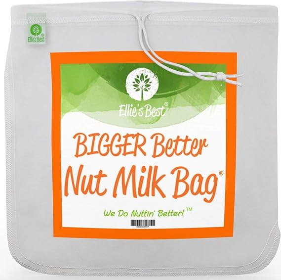 Pro Quality Nut Milk Bag Big 12"X12" Commercial Grade Reusable