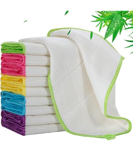 Healvian 3pièces Serviette Microfibre Non Pelucheuse Et Absorbante