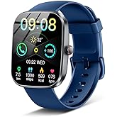 Smart Watch(Answer/Make Call), 1.91" Smartwatch for Men Women, NEW Fitness Watch with 110+ Sport Modes, Fitness Activity Tracke with Pedometer/Sleep Monitor/Heart Rate/IP68 Waterproof, for Android iOS