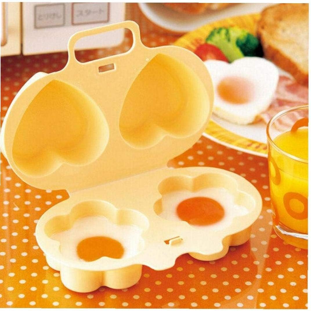 Eierkocher Mikrowelle Eierkocher LiebesHerzBlumenShaperFormEi Mode Wohn Cooker Kochen