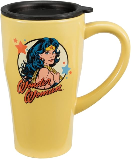 wonder woman coffee travel mug