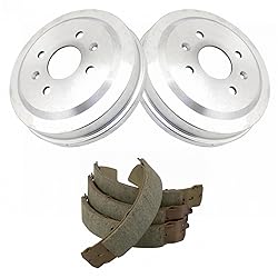 TRQ Rear Brake Shoe & Drum Kit Compatible with