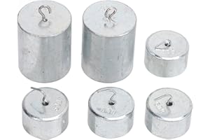 Calibration Weight, Laboratory Scale Weights, Small Weights Weight Set High Precision Steel Chrome Metal Weights for Classroo