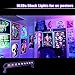 Black Light, OPPSK 27W Dimmable 9LED UV Bar by RF Remote Control for Birthday Glow in The Dark Party Supplies