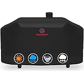 Comnova Grill Cover for Pit Boss Memphis Ultimate - 600D Wood Pellet Smoker Cover for Pitboss, 75 Inch Pellet Cover for Pit Boss Memphis Ultimate and Smoke Hollow 4 in 1 Gas Charcoal Combo Grill