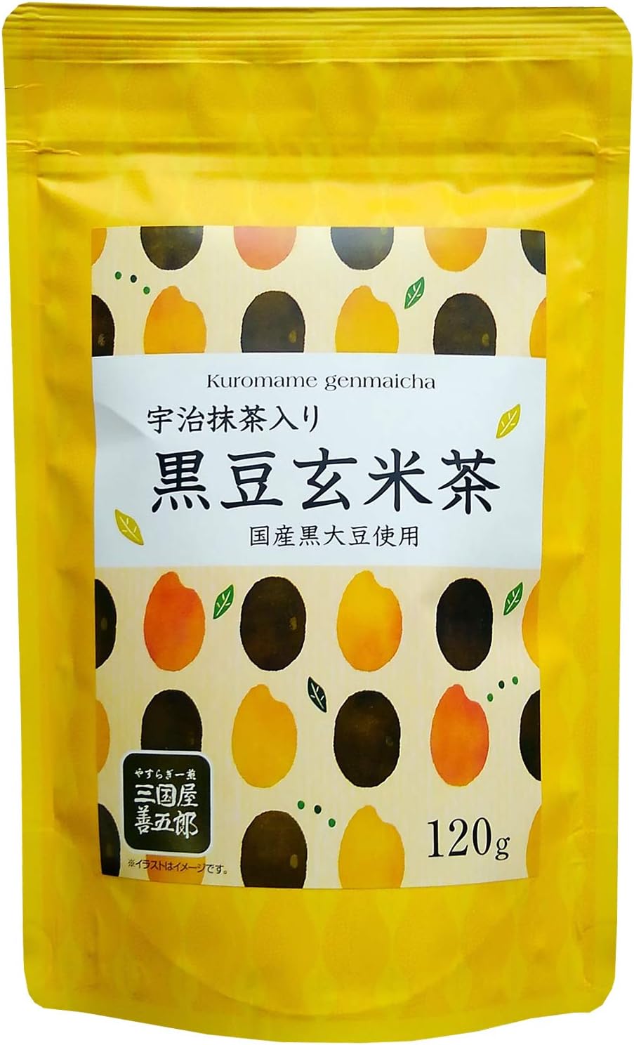 Amazon 三国屋 宇治抹茶入り黒豆玄米茶 120g 2個 リーフ 三国屋 日本茶 通販
