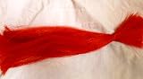 Dark Red Straight Combed Doll Hair, Wig Making Hair