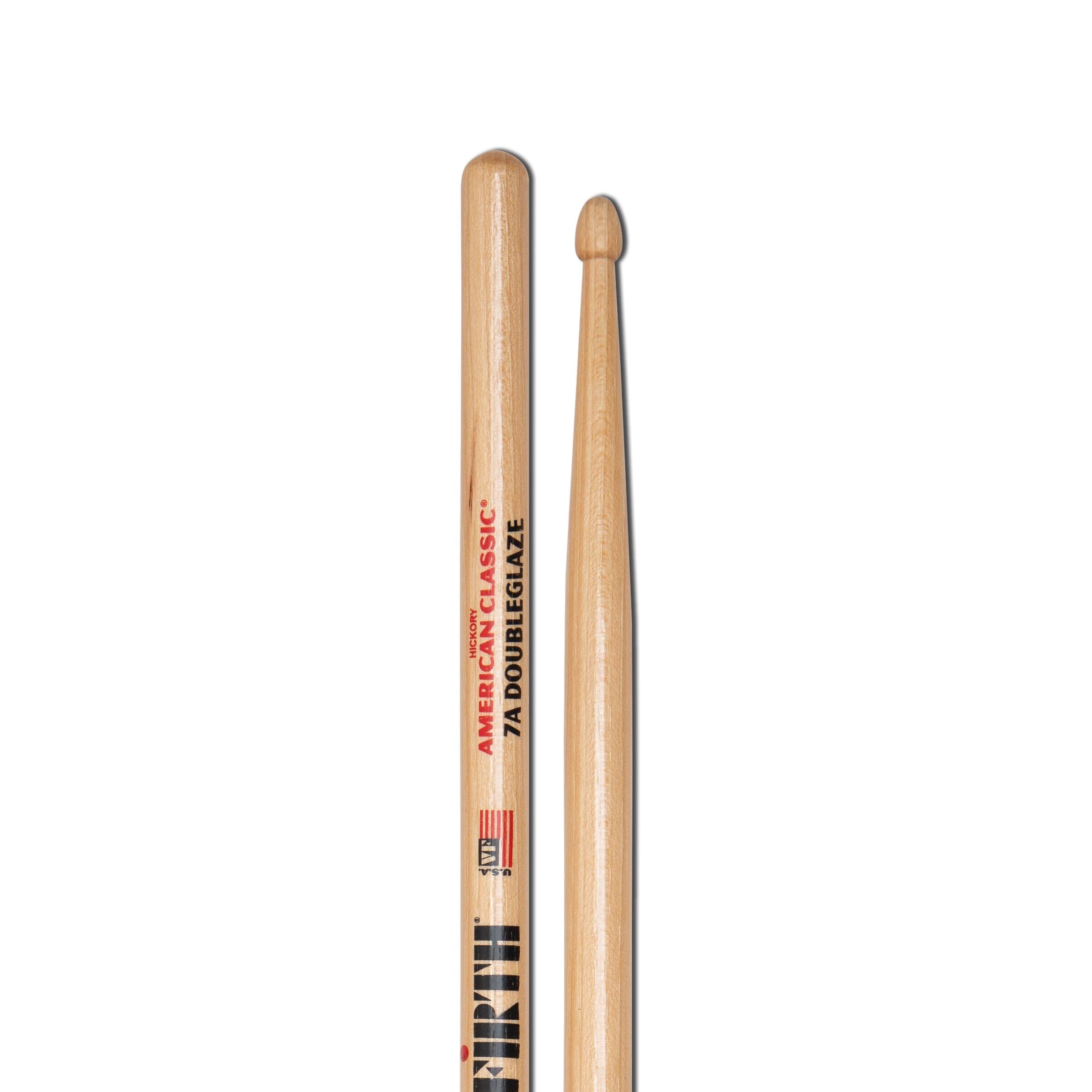 Vic FIrth - American Classic® Drumsticks 7ADG DoubleGlaze - American Hickory - Wood Tip