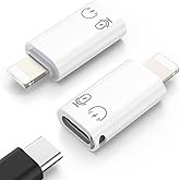 MoKo for DJI Mic Mini USB C to Lightning Adapter, Lightning to USB C Aduio Adapter Compatible with iPhone 14/13/12/11/Wireles