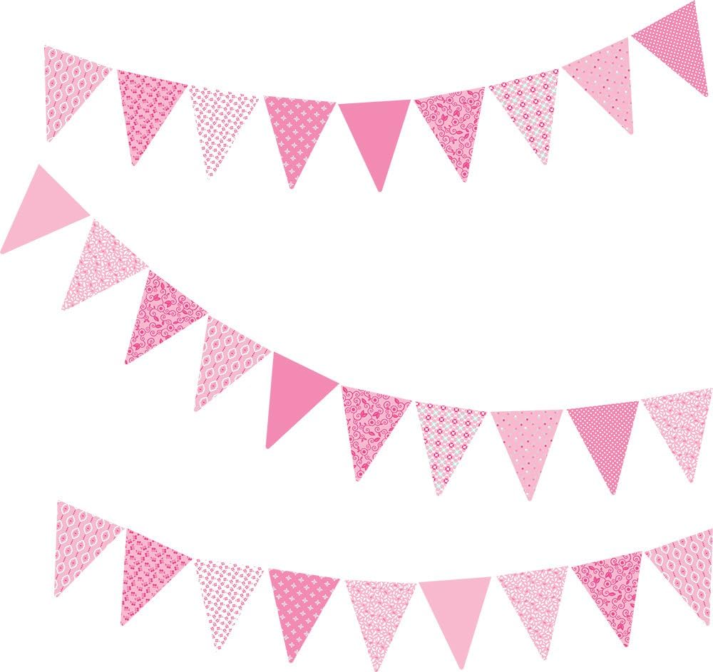 bunting wall stickers
