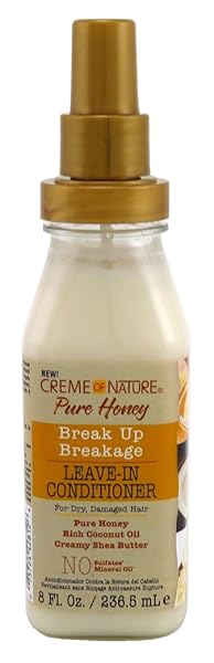 CREME OF NATURE PURE HONEY LEAVE-IN CONDITIONER 8 OUNCE PUMP (236ML) (6 PACK)