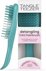 Tangle Teezer Mini Ultimate Detangler Teal - For Wet & Dry Hair