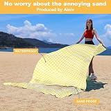 Ainiv Beach Blanket 140x200cm Sandproof Waterproof Large Picnic Mat with Nails view 8