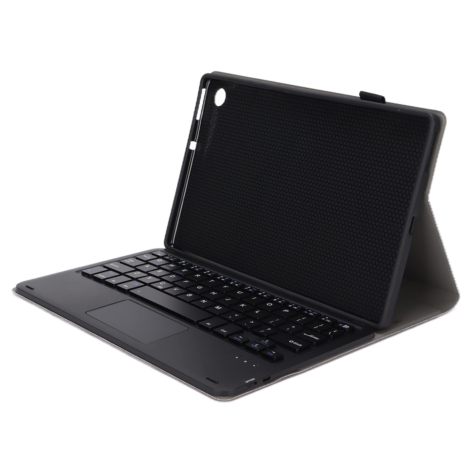 TouchPad Keyboard case for Lenovo M10 FHD Plus 10.3in X606F Tablets, Slim Lightweight Stand Cover with Wireless Removable Bluetooth Keyboard for Android Tablets(black)
