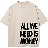 Weetiotio Mens Oversized Graphic Tees Streetwear Baggy Shirts Y2k Vintage Acid Wash Cotton Tshirt Harajuku Grunge Shirt Men