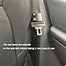 Seatbelt Adjuster, ILIVABLE Comfort Universal Auto Shoulder Neck Strap Positioner, Vehicle Seat Belt Covers (2 Pack, Black)