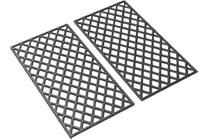 SafBbcue BAC366 Grill Grates Replacement for Traeger Grill Grate Pro 22 575 Series Ironwood 650 885, Lil' Tex Elite 22, Lil' Tex Pro, Lil' Tex Elite Pro 575 Pellet Grill Parts Camp Chef PG24MZG Grate