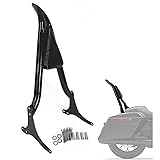 Black Sissy Bar Passenger Backrest Rear Pad