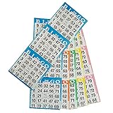 Bingo Paper Game Cards - 3 cards - 5 sheets - 100 books of 5 sheets