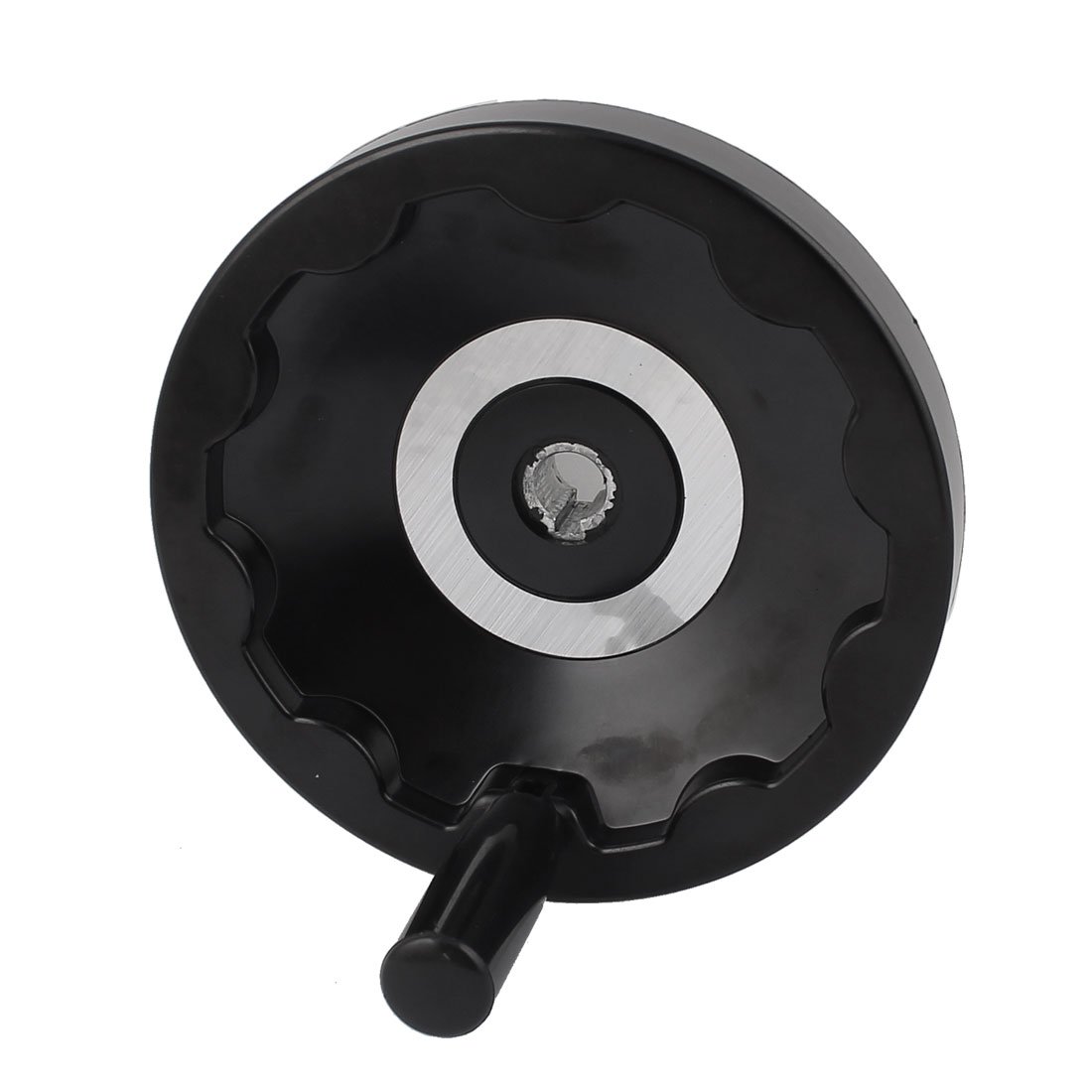 Sourcingmap 18mm Bore 200mm Dia 31mm High Folded Hand Wheel for Milling Machine