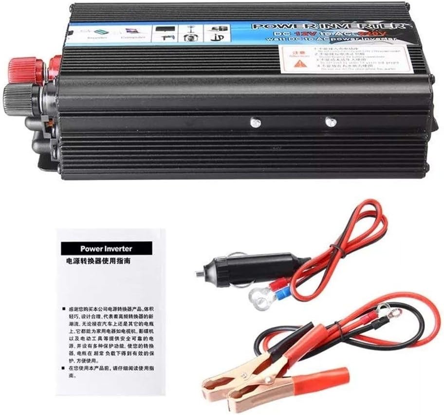 DASEXY 1000W Solar Power Inverter True DC 12V to AC 220V USB Modified Sine Wave Converter Car Power Inverter Charger Adapter homes, boats