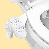 WHIFT 120 Bidet Single Nozzle, Built-In Deodorizing Spray, Non-Electric Bidet Attachment For Toilet Seat, Easy Slide-In Insta