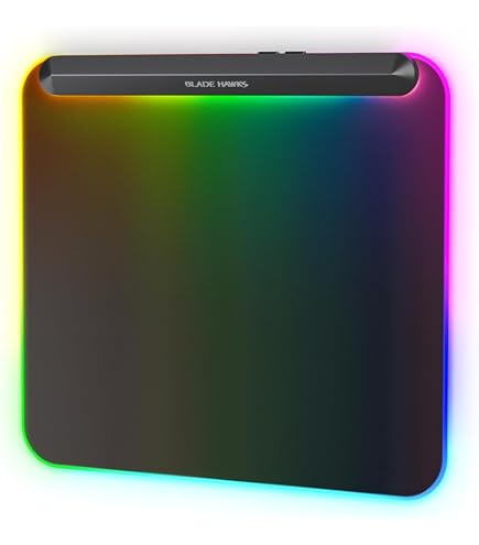 BladeHawks BX10 RGB Full Backlight Gaming Mouse Pad, 6 - View #7