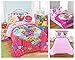 Shopkins Kids 5 Piece Bed in a Bag Full Size Bedding Set - Reversible Comforter, Microfiber Sheets & Pillow Cases