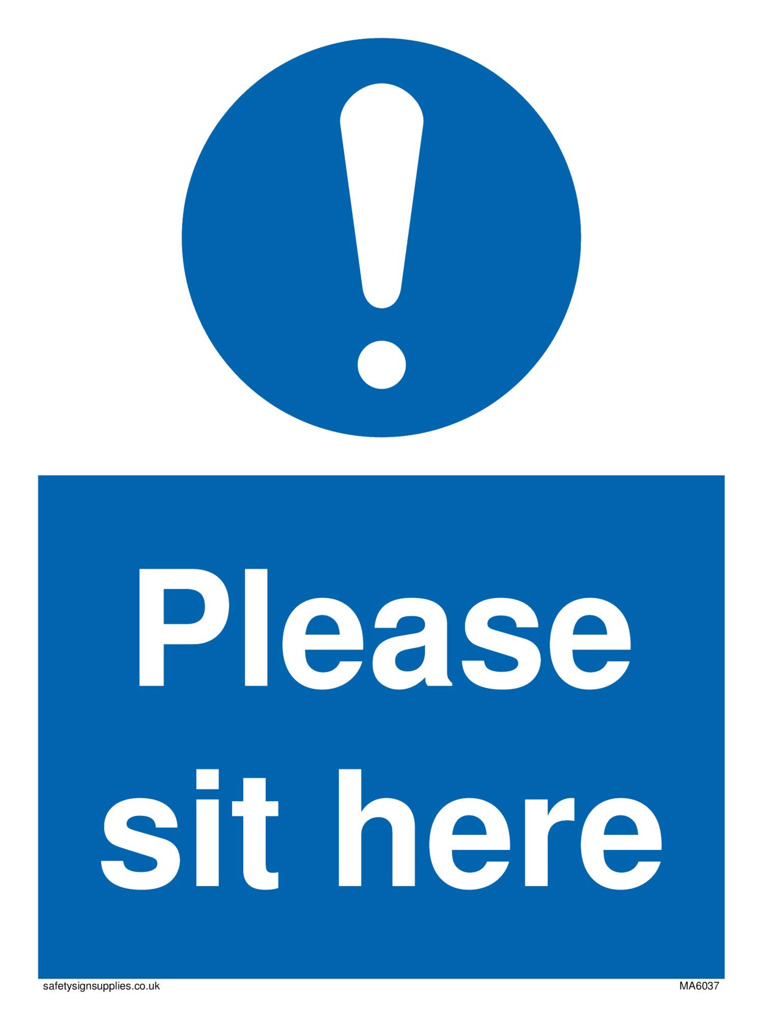 Please sit here