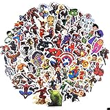 shuyilong Superhero Stickers Packs for Kids(100pcs) Marvel Avengers Decals for Water Bottles MacBook Car Helmet Bike Motorcycle Bumper Skateboards Luggage Snowboard,Graffiti Patches for Party Favors