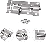 Juibao 4x 50mm Stainless Steel Sliding Bolt Latch Lock Screws Bathroom Shed Door view 4