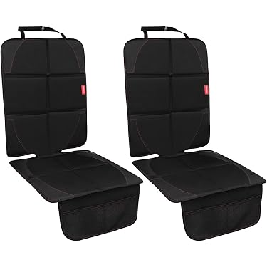 Lot De 2 Housses De Siège Auto Hiver - Dossier Complet - Chauffantes - Pour La Plupart Des Voitures 2 Places - 5