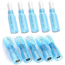 Heat Shrink Bullet Connector Kit Female & Male Bullet Butt Terminal Insulated Box Set Waterproof