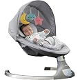 Nova Baby Swing for Infants - Motorized Portable Swing, Bluetooth Music Speaker with 10 Preset Lullabies, Remote Control, Gra