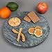 Creative Home Natural Green Marble Lazy Susan Turntable Rotating Display Serving Board, 12