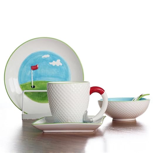 TYLIU Cubiertos de Dibujos Animados Lindo vajilla Creativa Taza de ...