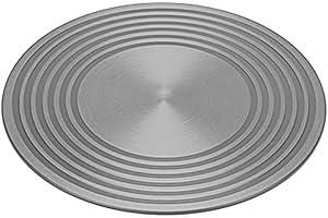 CALIDAKA Heat Diffuser - 9/11inch Aluminum Induction Diffuser, Flame Guard Simmer Ring, Non-Stick Hob Ring for Gas Stove, Glass Cooktop, Coffee, Milk